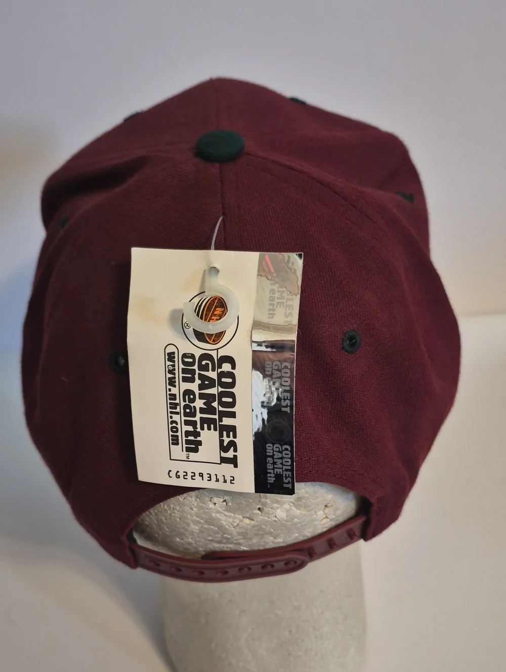 Arizona Coyote NHL Snapback Hat Embroidered Burgandy